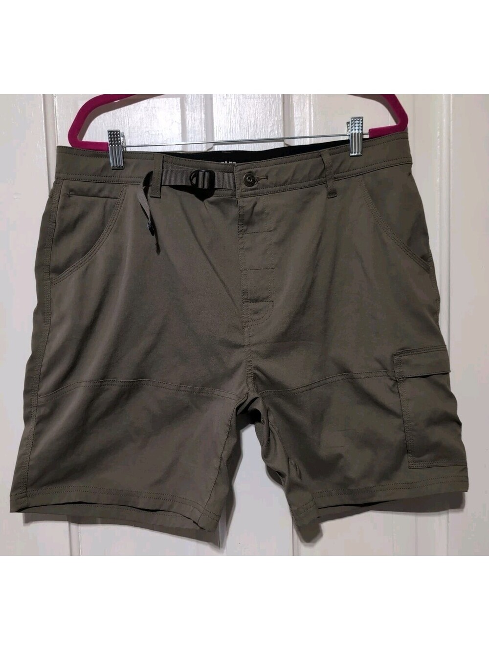 prAna Standard Fit Hiking Camping Shorts Brown Men's 38 Outdoor(1618)F